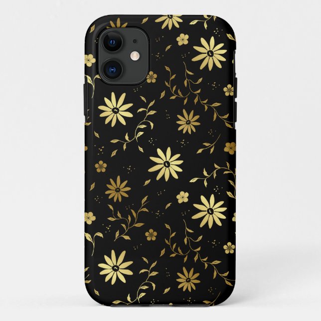 "Elegant Gold Black iPhone Case" Case-Mate iPhone Case (Back)