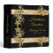 Elegant Gold Black Metallic Genealogy