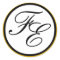 Elegant Gold Black & White Monogram Wedding Seal