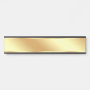 Elegant Gold Blank Background For Your Text Door Sign
