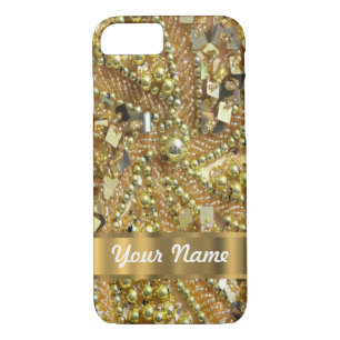 Elegant gold bling Case-Mate iPhone case