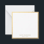 Elegant Gold Border Card<br><div class="desc">For additional matching marketing materials, custom design or
logo inquiry, please contact me at maurareed.designs@gmail.com and I will reply within 24 hours.
For shipping, card stock inquires and pricing contact Zazzle directly.</div>