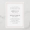 Elegant gold borders minimalist wedding