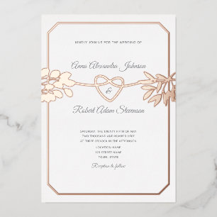Elegant Gold Botanical Wedding