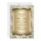 Elegant Gold Bow Floral Swirl 70th Birthday Party