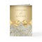 Elegant Gold Bow Golden Leaf Wedding 2 Invitation 