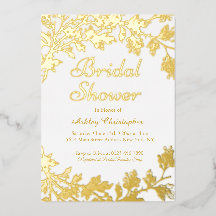 Elegant Gold Bridal Shower