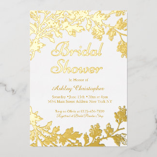 Elegant Gold Bridal Shower 