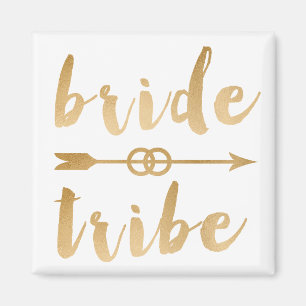 elegant gold bride tribe arrow wedding rings magnet
