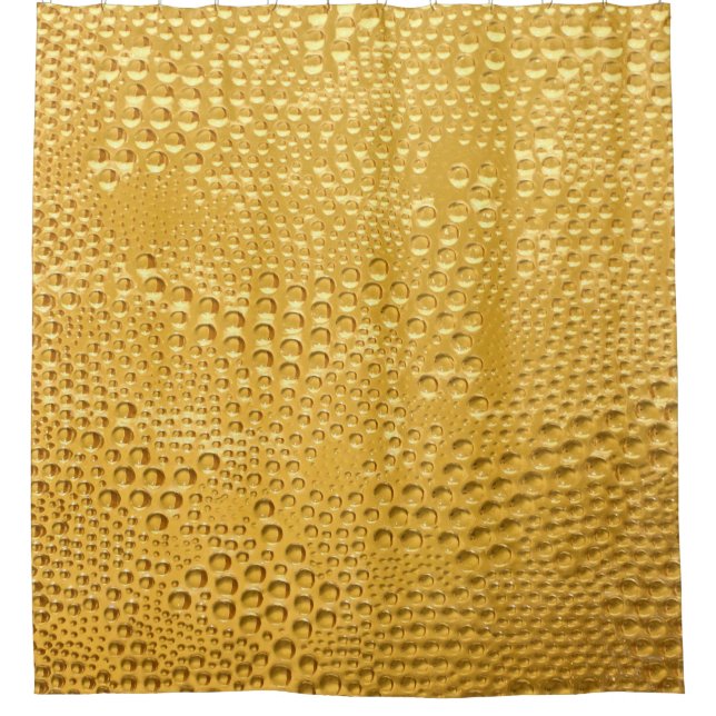 Elegant Gold Bubbles Glitter Texture (Front)