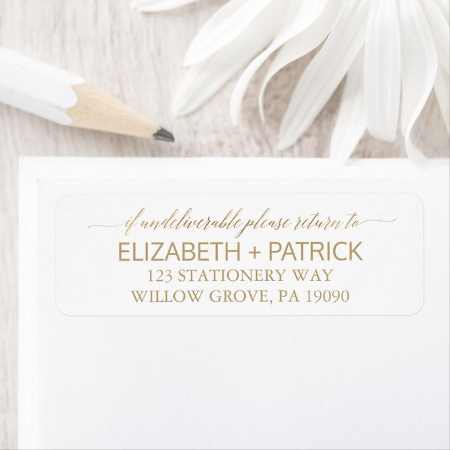 Elegant Gold Calligraphy Wedding (Insitu)