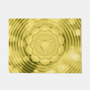 Elegant Gold Chakra Zen Yoga Spiritual Meditation Doormat