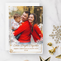 Elegant Gold  Christmas Overlay Photo Snowflake