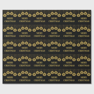 Elegant Gold Christmas Wrapping Paper
