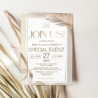 Elegant Gold Corporate Annual Special Event