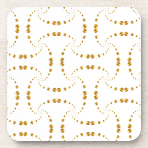 Elegant Gold dots Coaster