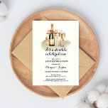 Elegant Gold Double Celebration Joint Birthday Invitation<br><div class="desc">Celebrate a milestone in style with this elegant jointed birthday party invitation, perfect for both family gatherings and formal party. Featuring a soft light background and a refined graphic of a champagne bottle tied with a bow alongside two glasses, this design radiates sophistication and warmth. The heartfelt script message “It's...</div>