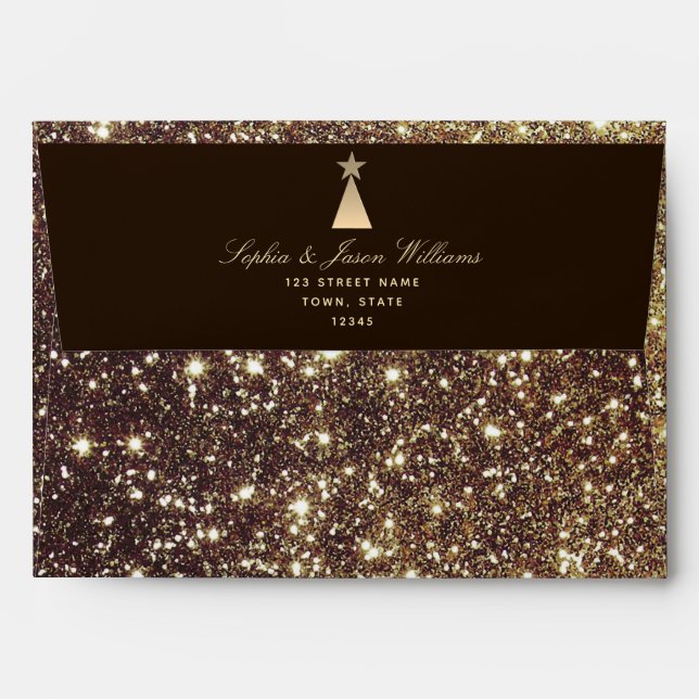 Elegant Gold Envelope (Back (Top Flap))