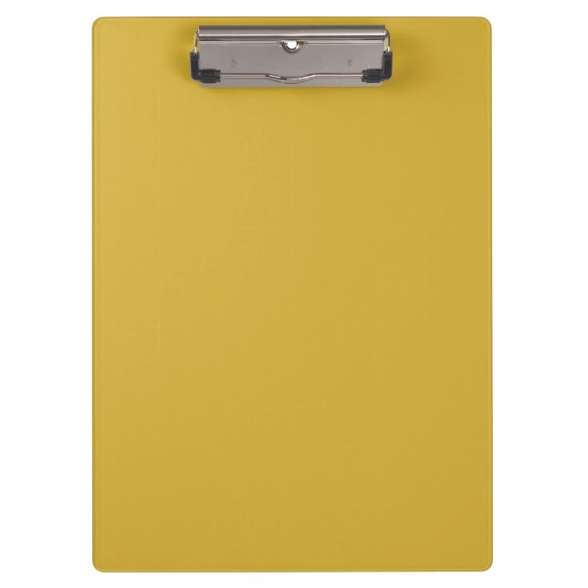 Elegant Gold Finish Personalized Clipboard (Front)
