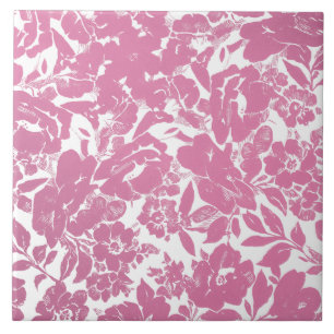 Elegant Gold Floral Design With Bold Black Tile