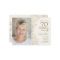 Elegant Gold Floral Photo 70th Birthday