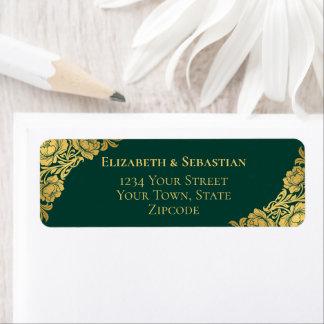 Elegant Gold Floral Wedding
