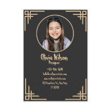 Elegant Gold Foil Business Card