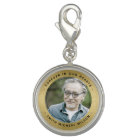 ELEGANT GOLD FOIL FAUX SYMPATHY MEMORIAL PHOTO 