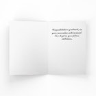 Elegant Gold Foil Like Damask Graduation Card