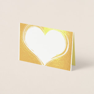 Elegant Gold Foil Placecards Foil Card