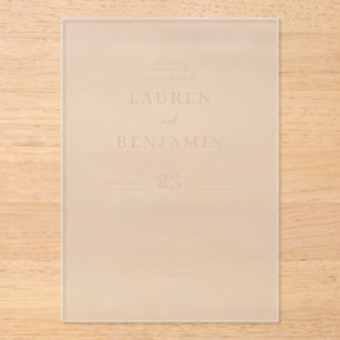 Elegant Gold Formal Invitations