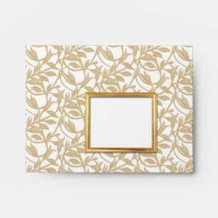 Elegant Gold Frame A2 Envelope