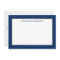 Elegant Gold Frame Navy Blue  - Choose Size -