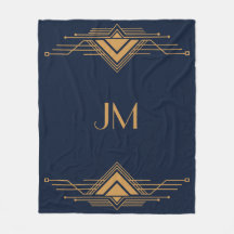 Elegant gold geometric Art Deco design