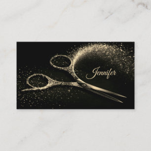 Elegant Gold Glam Hairstylist Appointment