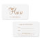 Elegant gold glam hairstylist salon