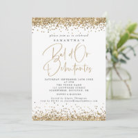 Elegant Gold Glitter Bal D Or Debutantes Party