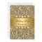 Elegant Gold Glitter Look Diamond Birthday Party