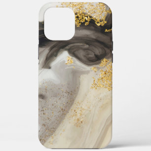 Elegant Gold Glitter Marble   Modern Chic   iPhone 12 Pro Max Case