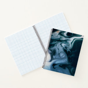 Elegant Gold Glitter Marble Modern Chic Notebo Notebook