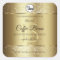 Elegant Gold Glitter Monogram Product Labels Logo