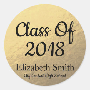 Elegant Gold Graduation Envelope Seals