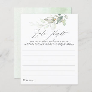 Elegant Gold Greenery Leaves Date Night Ideas