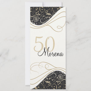 Elegant Gold Invitation