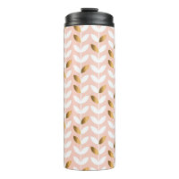 Elegant Gold Leafs: Rosy Vintage.