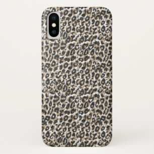 Elegant gold leopard animal print pattern Case-Mate iPhone case