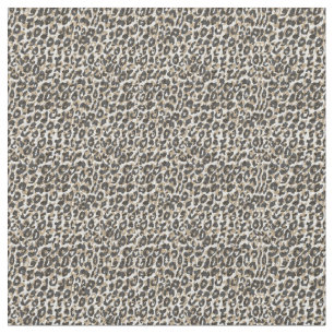 Elegant gold leopard animal print pattern fabric