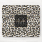 Elegant gold leopard animal print pattern
