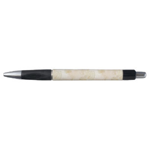 Elegant Gold Line Art Tropical Botanical Pen