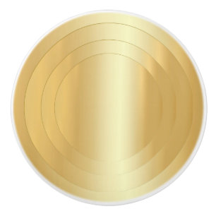 Elegant Gold Look Glamour Trendy Template Ceramic Knob